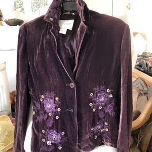 Boho purple jacket.
